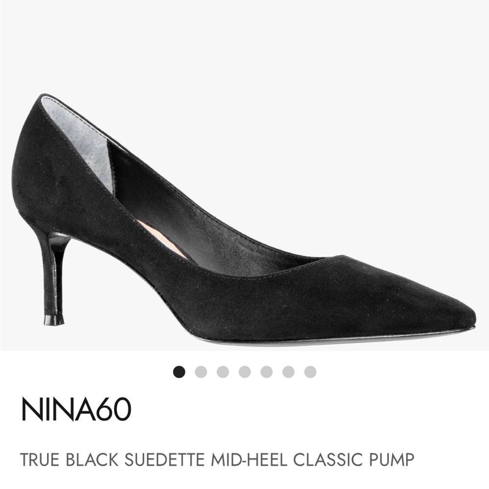 NINA60

TRUE BLACK SUEDETTE MID-HEEL CLASSIC PUMP